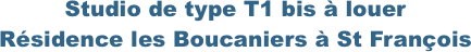 Studio de type T1 bis
